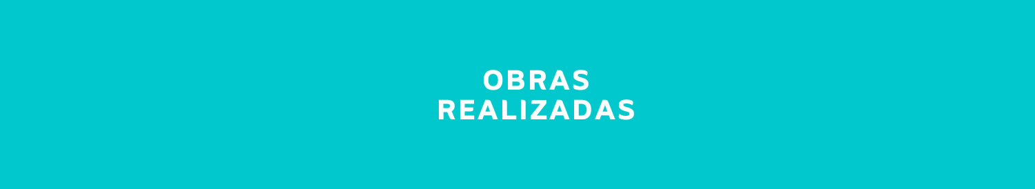 Banner da Página: Obras realizadas